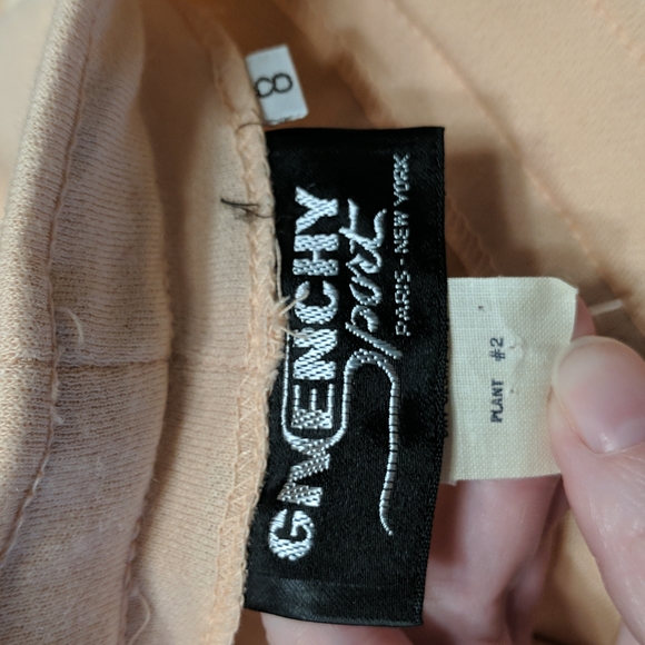 Deadstock Vintage Givenchy Sport Pants 8 Peach Pink Damaged - Picture 4 of 13